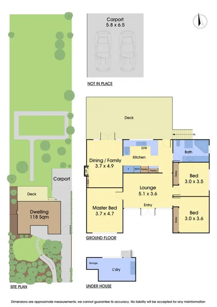 Floorplan of Homely house listing, 44 Felix Crescent, Ringwood North VIC 3134