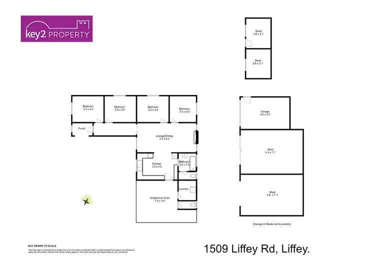 Floorplan of Homely house listing, 1590 Liffey Road, Liffey TAS 7301