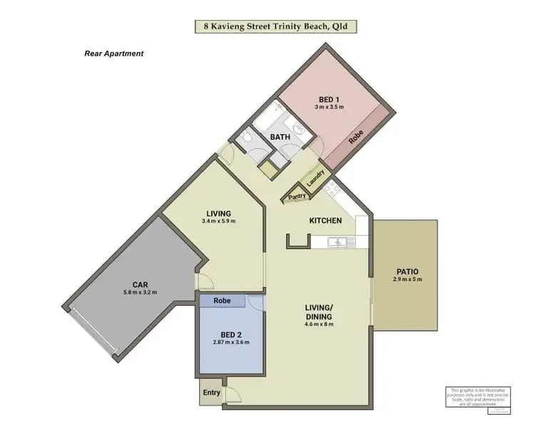 Floorplan of Homely house listing, 8 Kavieng Street, Trinity Beach QLD 4879