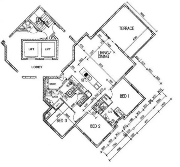 Floorplan of Homely unit listing, 69/9 Carey Street, Darwin City NT 800