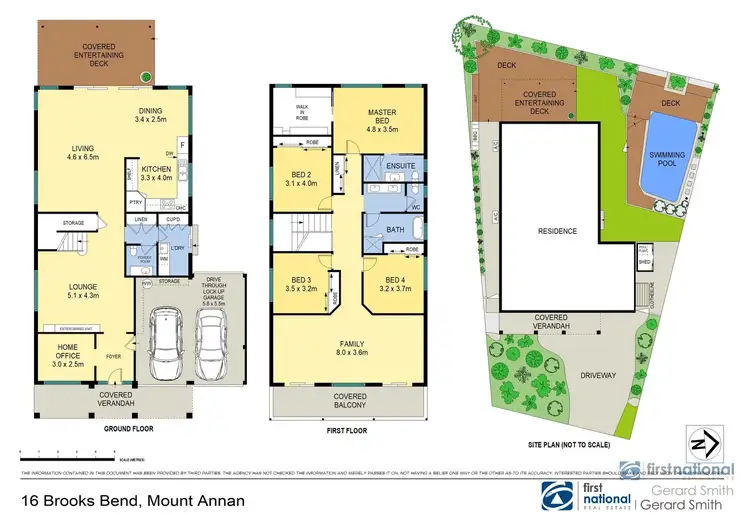 Floorplan of Homely house listing, 16 Brooks Bend, Mount Annan NSW 2567