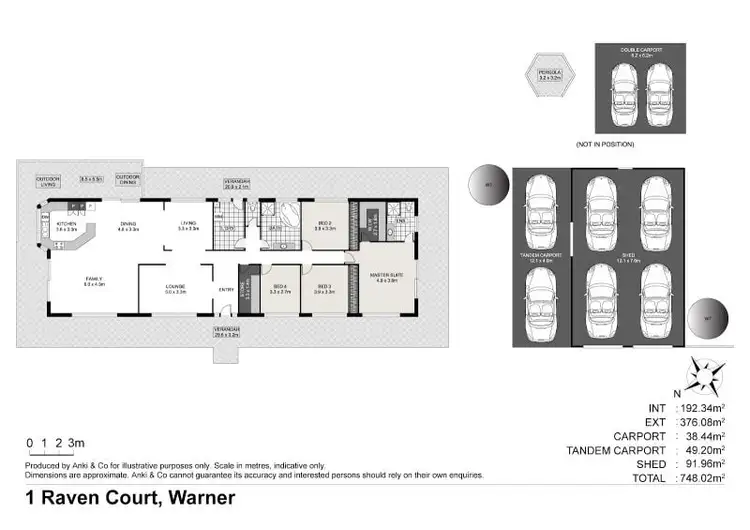 Floorplan of Homely house listing, 1 Raven Court, Warner QLD 4500