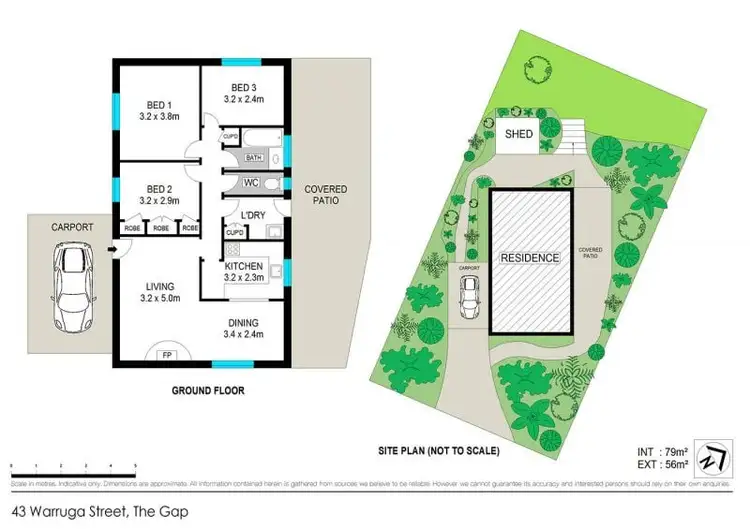 Floorplan of Homely house listing, 43 Warruga Street, The Gap QLD 4061