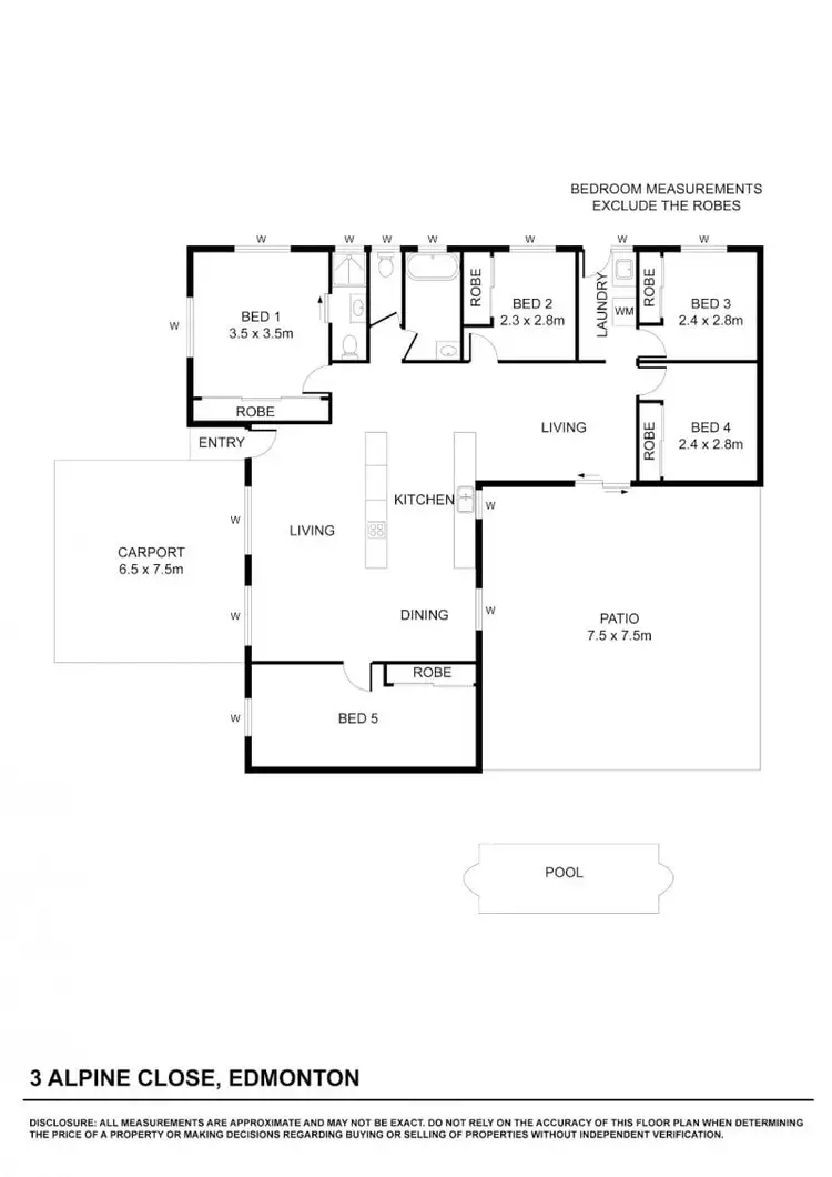 Floorplan of Homely house listing, 3 Alpine Close, Edmonton QLD 4869