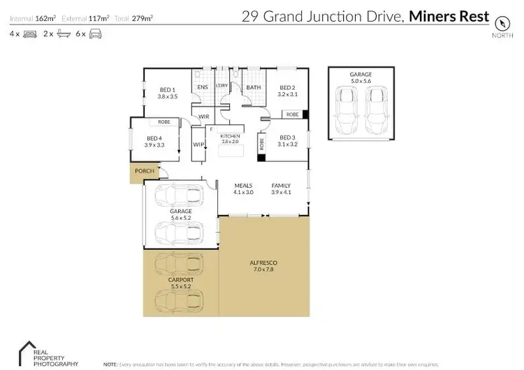 Floorplan of Homely house listing, 29 Grand Junction Drive, Miners Rest VIC 3352