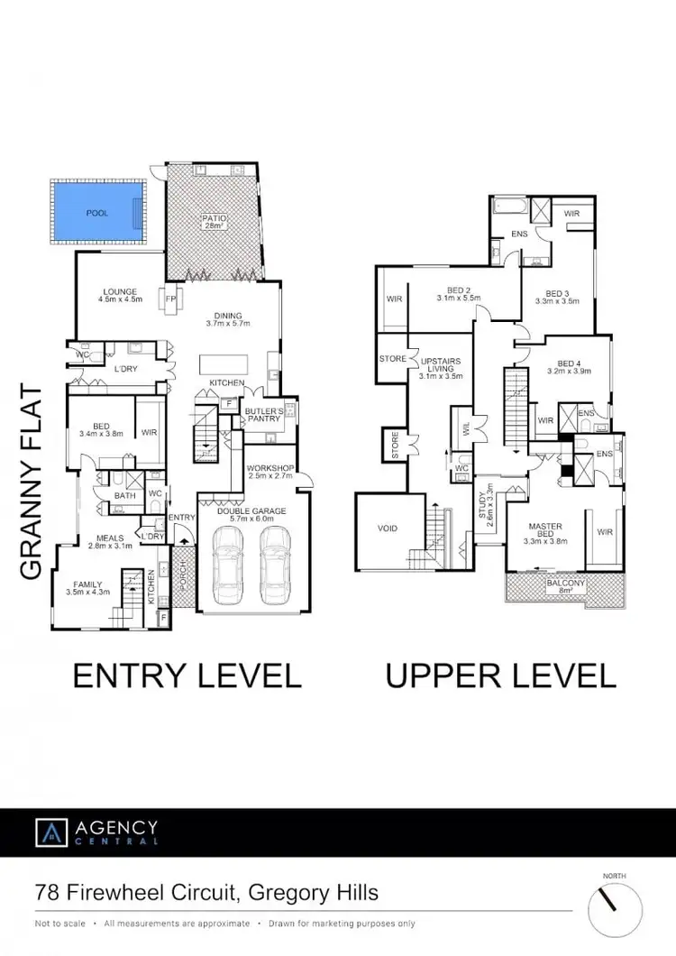 Floorplan of Homely house listing, 78 Firewheel Circuit, Gregory Hills NSW 2557