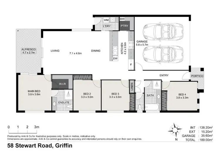 Floorplan of Homely house listing, 58 Stewart Road, Griffin QLD 4503