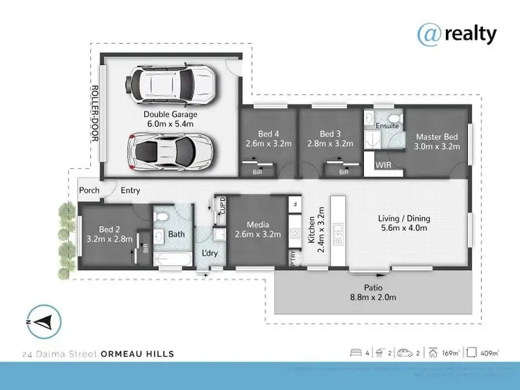 Floorplan of Homely house listing, 24 Dalma Street, Ormeau Hills QLD 4208