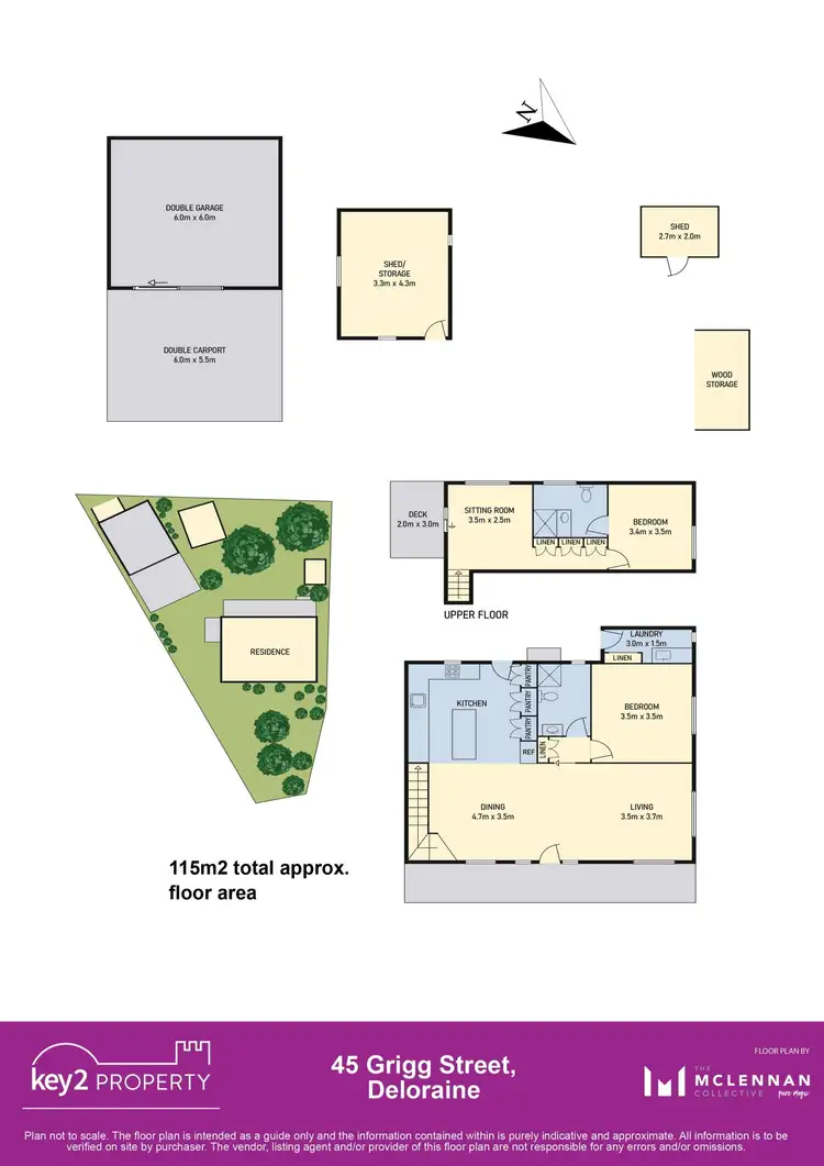 Floorplan of Homely house listing, 45 Grigg Street, Deloraine TAS 7304