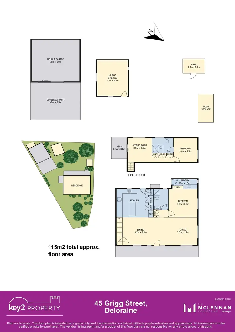 Floorplan of Homely house listing, 45 Grigg Street, Deloraine TAS 7304