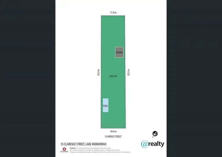 Floorplan of Homely land listing, 35 Clarence Street, Lake Munmorah NSW 2259