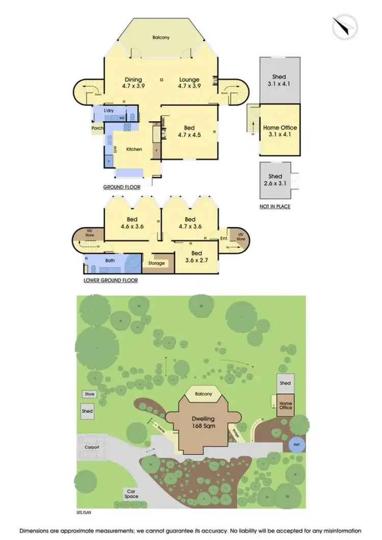 Floorplan of Homely house listing, 35 Seabreeze Avenue, Ferny Creek VIC 3786