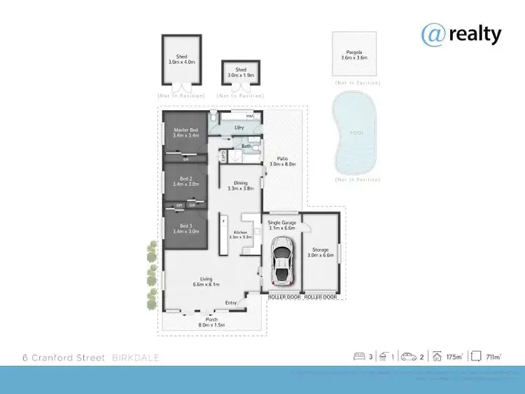 Floorplan of Homely house listing, 6 Cranford Street, Birkdale QLD 4159