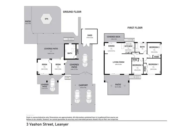Floorplan of Homely house listing, 3 Vashon Street, Leanyer NT 812