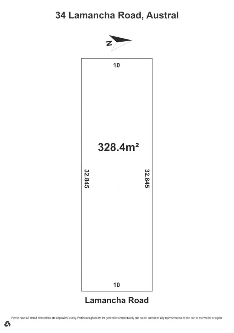 Floorplan of Homely land listing, 34 Lamancha Road, Austral NSW 2179