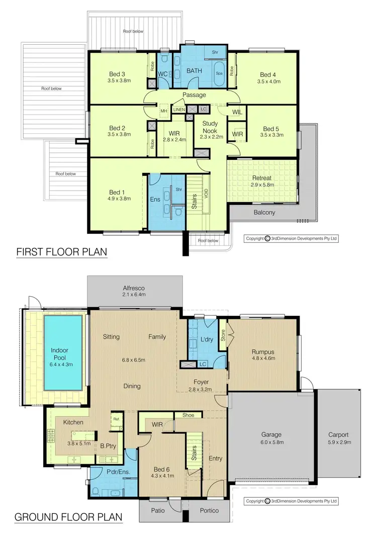 Floorplan of Homely house listing, 6 Bluebell Court, Sunshine North VIC 3020