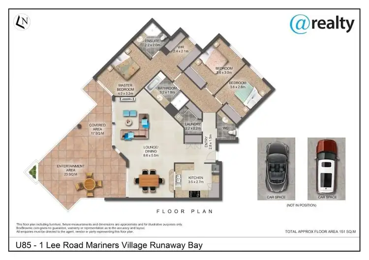 Floorplan of Homely apartment listing, 85/1 Lee Road, Runaway Bay QLD 4216