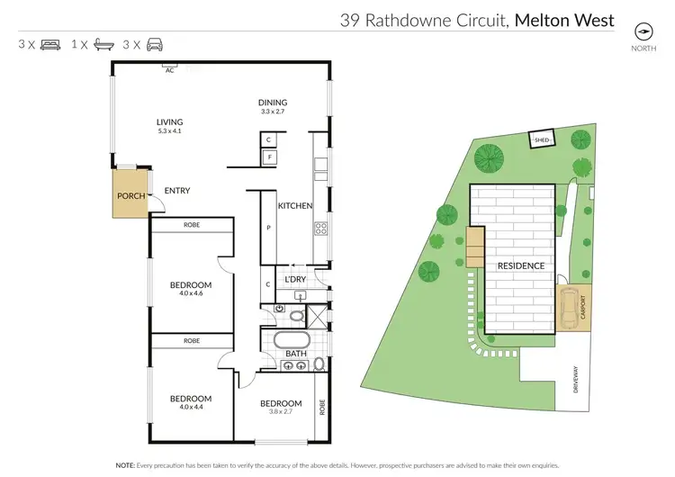 Floorplan of Homely house listing, 39 Rathdowne Circuit, Melton West VIC 3337