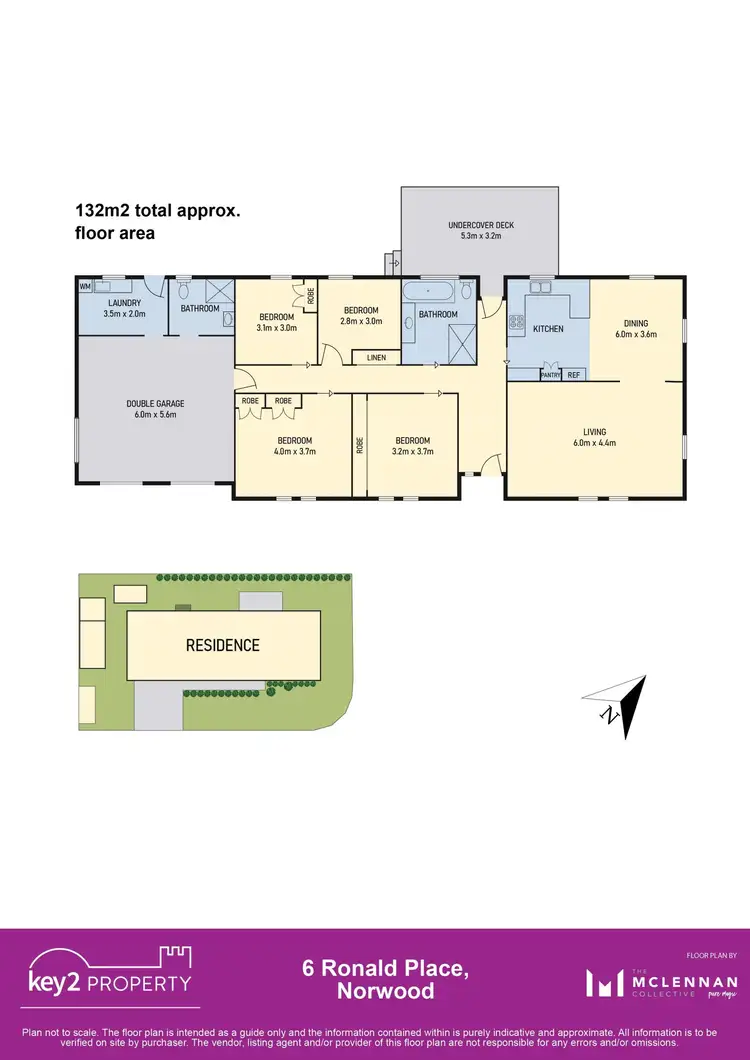 Floorplan of Homely house listing, 6 Ronald Place, Norwood TAS 7250