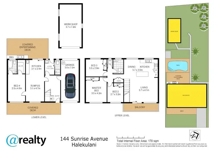 Floorplan of Homely house listing, 144 Sunrise Avenue, Halekulani NSW 2262