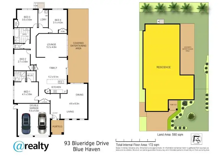 Floorplan of Homely house listing, 93 Blueridge Drive, Blue Haven NSW 2262
