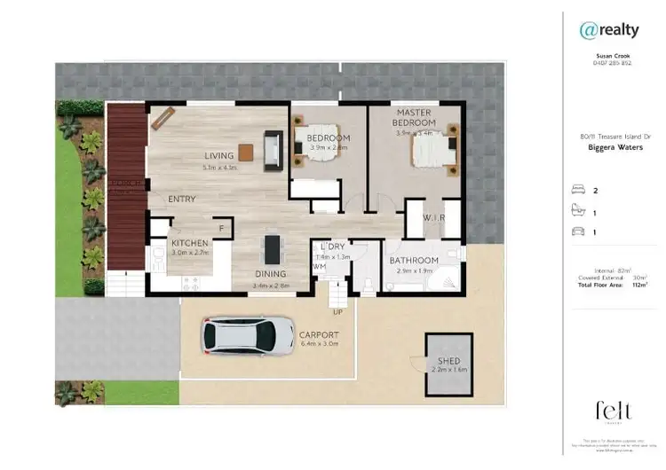 Floorplan of Homely house listing, 80/11 Treasure Island Drive, Biggera Waters QLD 4216