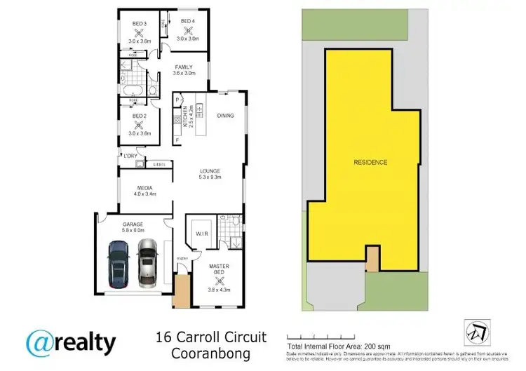 Floorplan of Homely house listing, 16 Carroll Circuit, Cooranbong NSW 2265
