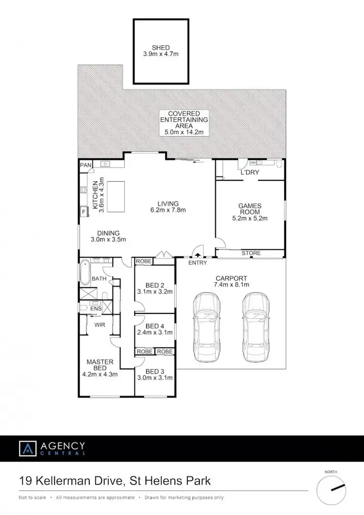 Floorplan of Homely house listing, 19 Kellerman Drive, St Helens Park NSW 2560