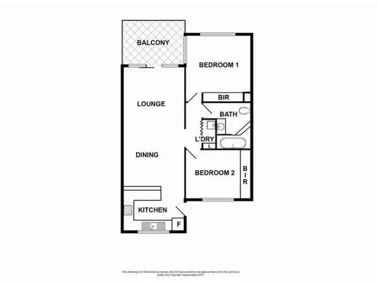 Floorplan of Homely apartment listing, 5/13 Airlie Circuit, Brinkin NT 810