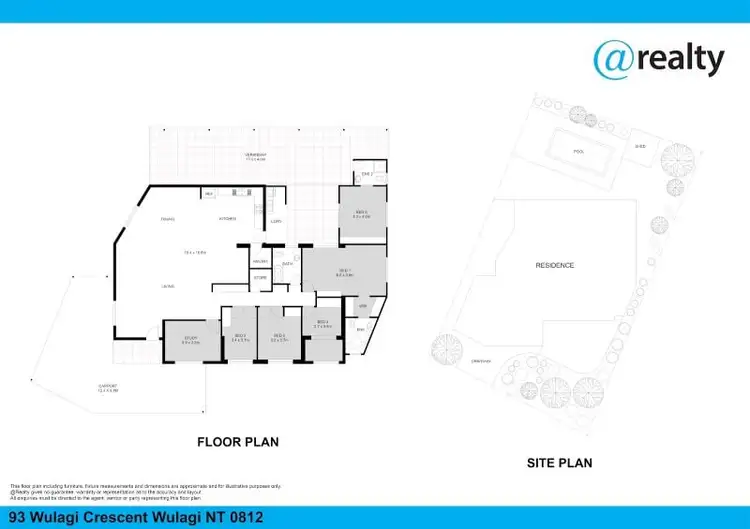 Floorplan of Homely house listing, 93 Wulagi Crescent, Wulagi NT 812