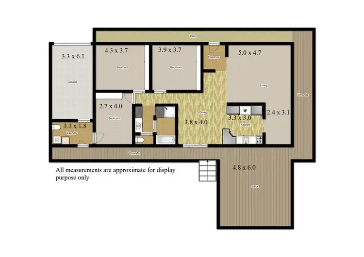 Floorplan of Homely rural property listing, 33 O'Dells Road, Donnellyville NSW 2447