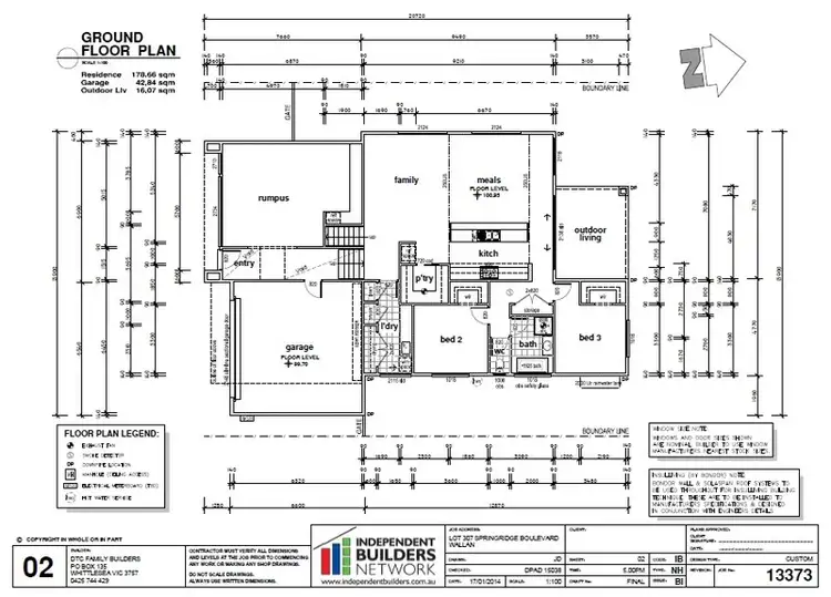 Floorplan of Homely house listing, 26 Springridge Blv, Wallan VIC 3756