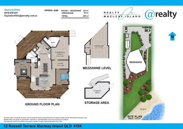 Floorplan of Homely house listing, 12 Russell Terrace, Macleay Island QLD 4184