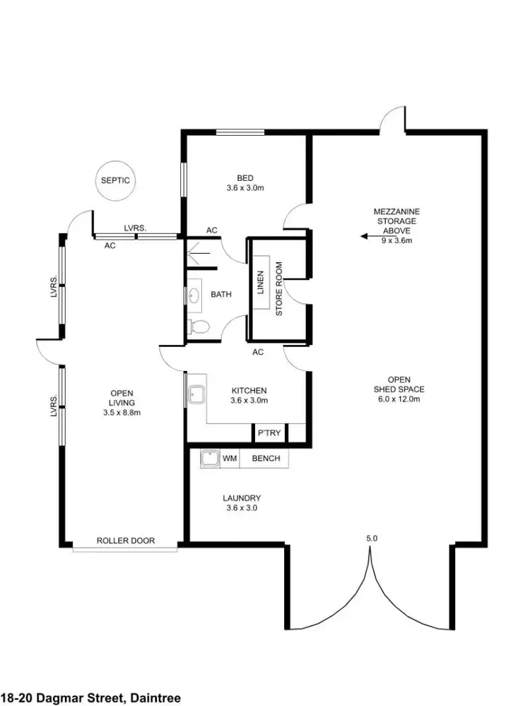 Floorplan of Homely other listing, 18-20 Dagmar Street, Daintree QLD 4873