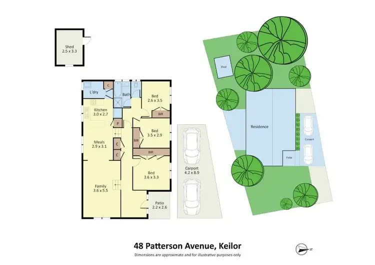 Floorplan of Homely house listing, 48 Patterson Avenue, Keilor VIC 3036