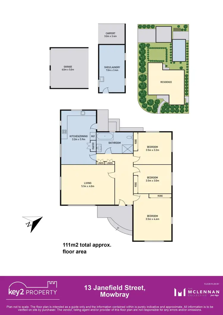 Floorplan of Homely house listing, 13 Janefield Street, Mowbray TAS 7248