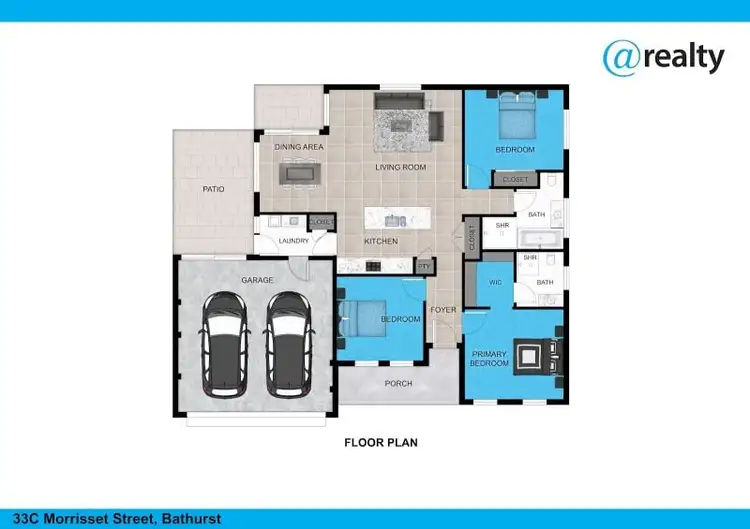 Floorplan of Homely villa listing, 33C Morrisset Street, Bathurst NSW 2795