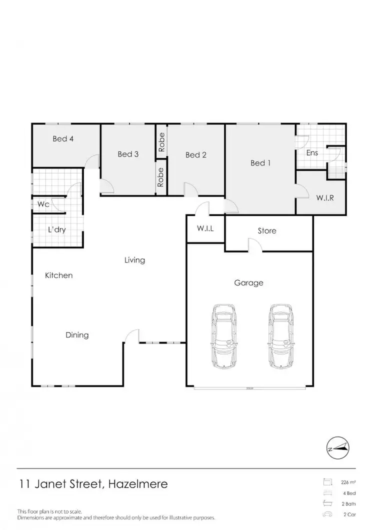 Floorplan of Homely house listing, 11 Janet Street, Hazelmere WA 6055