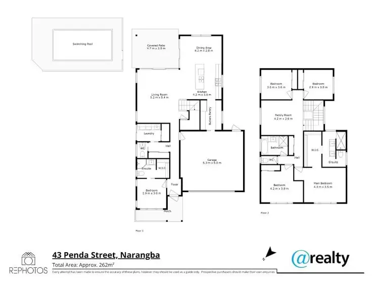 Floorplan of Homely house listing, 43 Penda Street, Narangba QLD 4504