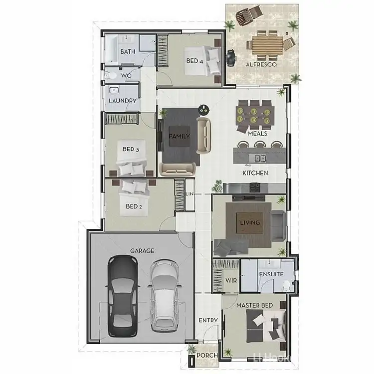 Floorplan of Homely house listing, 21 Darrau Avenue, Yarrabilba QLD 4207