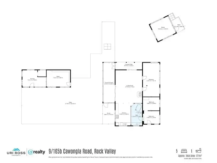 Floorplan of Homely house listing, 9/165 Cawongla Road, Rock Valley NSW 2480