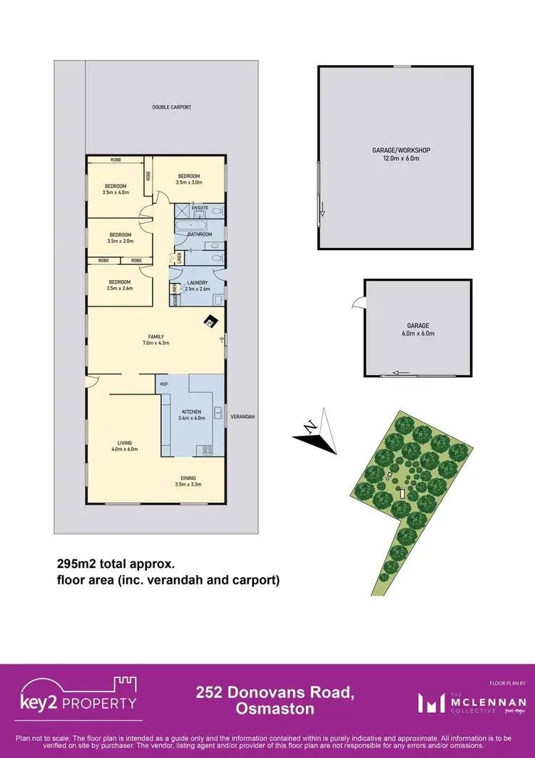 Floorplan of Homely house listing, 252 Donovans Road, Osmaston TAS 7303