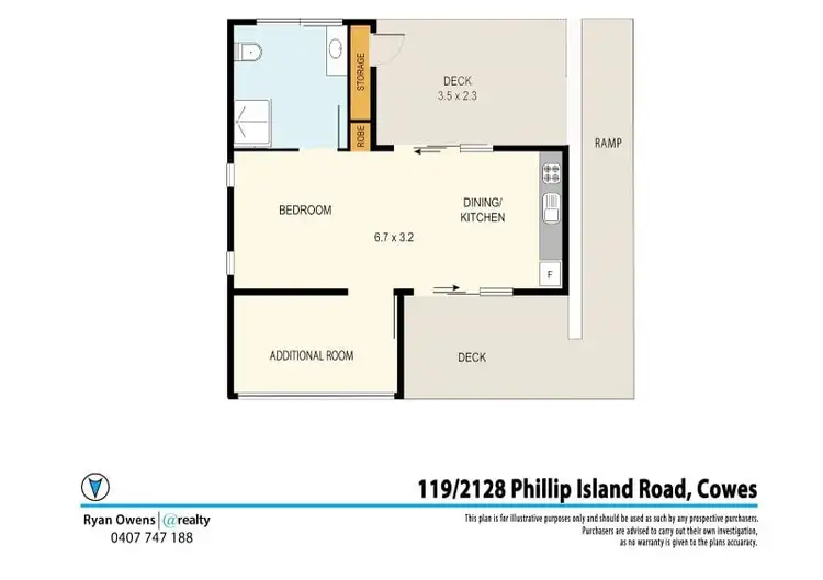 Floorplan of Homely villa listing, 119/2128 Phillip Island Road, Cowes VIC 3922