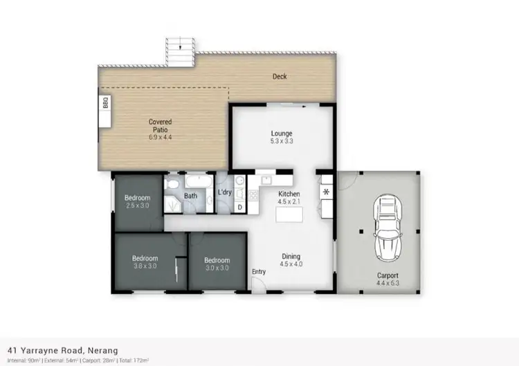 Floorplan of Homely house listing, 41 Yarrayne Road, Nerang QLD 4211