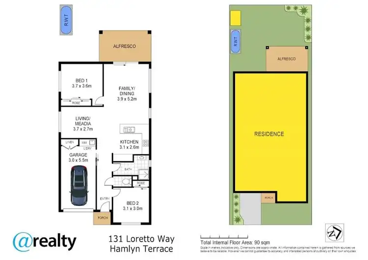 Floorplan of Homely house listing, 131 Loretto Way, Hamlyn Terrace NSW 2259