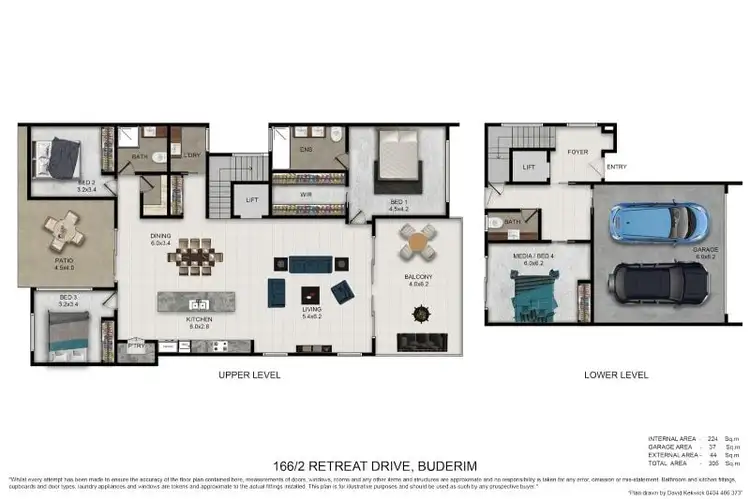 Floorplan of Homely townhouse listing, 166/2 Retreat Drive, Buderim QLD 4556