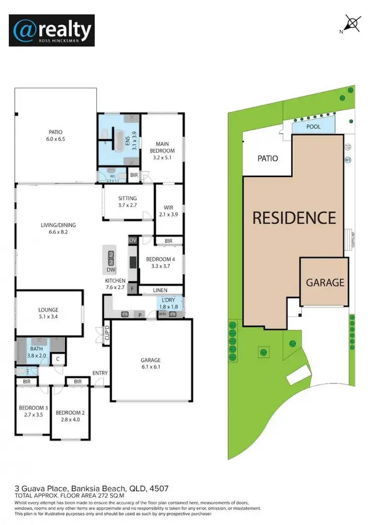 Floorplan of Homely house listing, 3 Guava Place, Banksia Beach QLD 4507