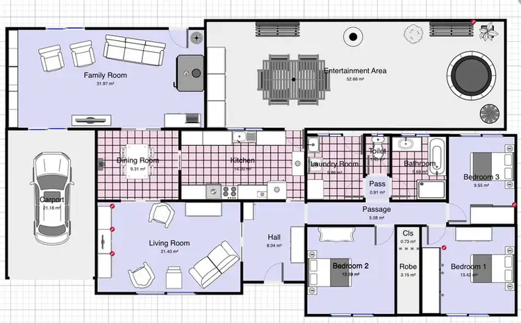 Floorplan of Homely rural property listing, 29 Richardson Street, Walpeup VIC 3507