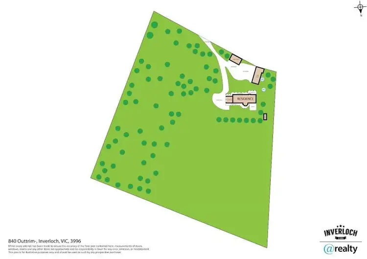 Floorplan of Homely rural property listing, 840 Outtrim-Inverloch Road, Inverloch VIC 3996