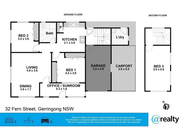 Floorplan of Homely house listing, 32 Fern Street, Gerringong NSW 2534